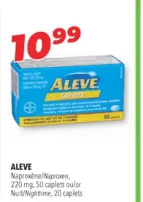 Familiprix ALEVE Naproxen, 220 mg, 50 caplets or Nighttime, 20 caplets offer