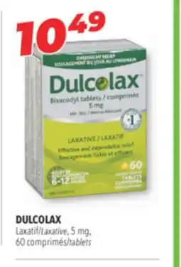 Familiprix DULCOLAX Laxative, 5 mg, 60 tablets offer