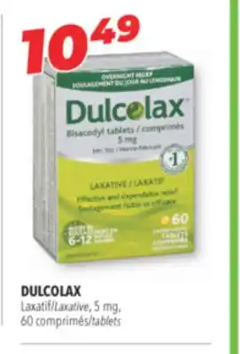 Familiprix DULCOLAX Laxative, 5 mg, 60 tablets offer