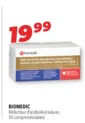 Familiprix BIOMEDIC, Acid reducer, 50 tablets offer