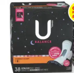 Familiprix U BY KOTEX Selected tampons or pads offer