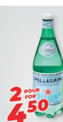 Familiprix PERRIER, MAISON PERRIER OR S.PELLEGRINO, Carbonated water 1 litre offer