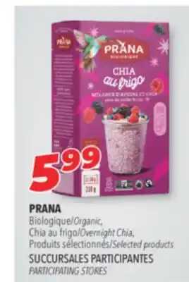 Familiprix PRANA Organic Overnight Chia offer