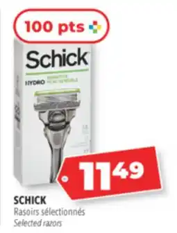 Familiprix Schick Hydro-5 Sense Sensitive razor + cartridges 2un offer