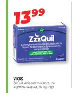 Familiprix VICKS Nighttime sleep aid, 36 liquicaps offer