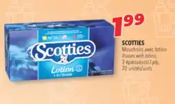 Familiprix SCOTTIES Tissues with lotion, 3 ply, 70 units offer