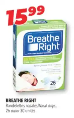 Familiprix BREATHE RIGHT Nasal strips offer