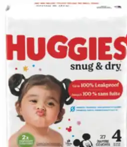 Familiprix HUGGIES Selected diapers or Baby wipes, recharges selected refills offer