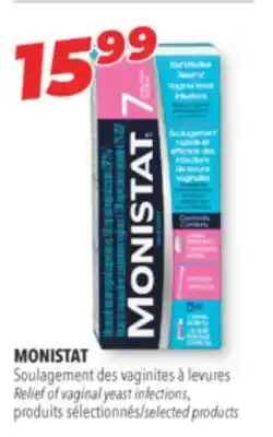 Familiprix MONISTAT Relief of vaginal yeast infections, selected products offer