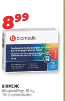 Familiprix BIOMEDIC Allergy, 10 mg, 10 tablets offer