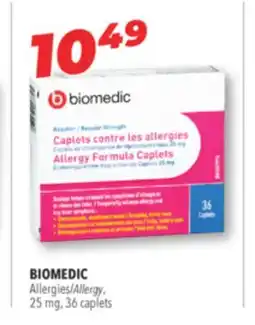 Familiprix BIOMEDIC Allergy, 25 mg, 36 caplets offer