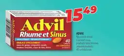 Familiprix ADVIL, Cold and sinus or cold and flu, 40 caplets offer