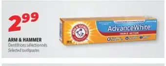 Familiprix ARM & HAMMER, Selected toothpastes offer