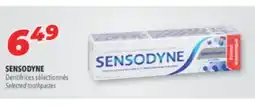 Familiprix SENSODYNE Selected toothpastes offer