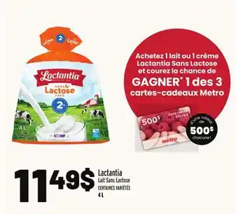 Metro LACTANTIA offer