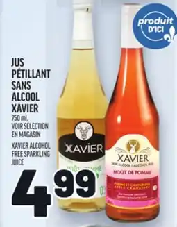 Metro JUS PÉTILLANT SANS ALCOOL XAVIER | XAVIER ALCOHOL FREE SPARKLING JUICE offer