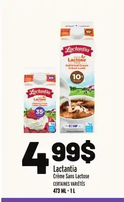 Metro LACTANTIA CRÈME SANS LACTOSE offer