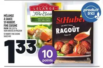 Metro MÉLANGE À SAUCE ST-HUBERT, FINE CUISINE | ST-HUBERT, FINE CUISINE SAUCE MIX offer