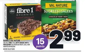 Metro BARRES VAL NATURE | NATURE VALLEY BARS offer