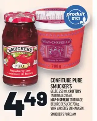 Metro CONFITURE PURE SMUCKER'S | SMUCKER'S PURE JAM offer