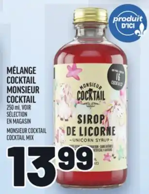 Metro MÉLANGE COCKTAIL MONSIEUR COCKTAIL | MONSIEUR COCKTAIL COCKTAIL MIX offer