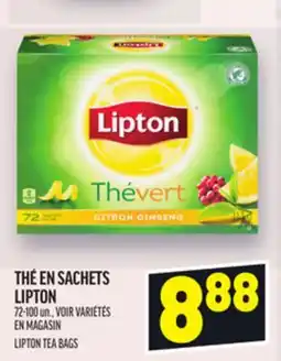 Metro THÉ EN SACHETS LIPTON | LIPTON TEA BAGS offer