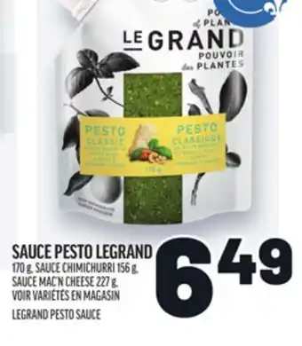 Metro SAUCE PESTO LEGRAND | LEGRAND PESTO SAUCE offer