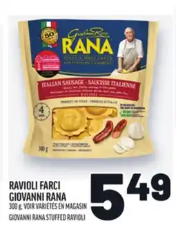 Metro RAVIOLI FARCI GIOVANNI RANA | GIOVANNI RANA STUFFED RAVIOLI offer