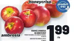 Metro POMMES AMBROSIA OU HONEYCRISP | HONEYCRISP OR AMBROSIA APPLES offer