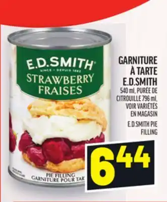 Metro GARNITURE À TARTE E.D.SMITH | E.D.SMITH PIE FILLING offer