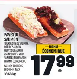 Metro PAVÉS DE SAUMON | SALMON PORTIONS offer