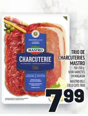 Metro TRIO DE CHARCUTERIES MASTRO | MASTRO DELI COLD CUTS TRIO offer