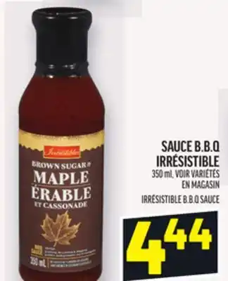 Metro SAUCE B. B. Q IRRÉSISTIBLE | IRRÉSISTIBLE B.B.Q SAUCE offer