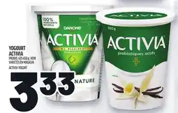 Metro YOGOURT ACTIVIA | ACTIVIA YOGURT offer