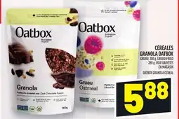 Metro CÉRÉALES GRANOLA OATBOX | OATBOX GRANOLA CEREAL offer