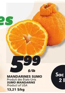 IGA SUMO MANDARINS offer