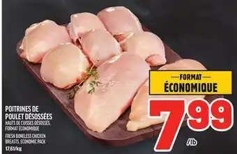 Metro POITRINES DE POULET DÉSOSSÉES | FRESH BONELESS CHICKEN BREASTS offer