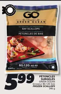 IGA GREEN OCEAN FROZEN SCALLOPS offer