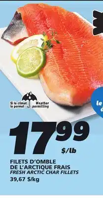 IGA FRESH ARCTIC CHAR FILLETS offer