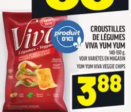 Metro CROUSTILLES DE LÉGUMES VIVA YUM YUM | YUM YUM VIVA VEGGIE CHIPS offer