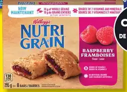 IGA KELLOGG'S NUTRI-GRAIN BARS, RICE SQUARES OR TARTS offer