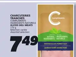 IGA COMPLIMENTS INGRÉDIENTS NATURELS SLICED DELI MEATS offer