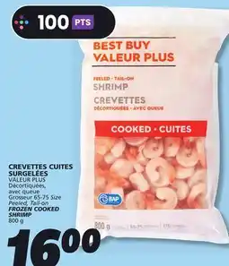 IGA VALEUR PLUS FROZEN COOKED SHRIMP offer