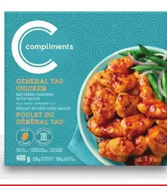 IGA COMPLIMENTS GENERAL TAO CHICKEN offer