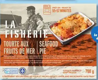 IGA LA FISHERIE FROZEN SEAFOOD PIE offer