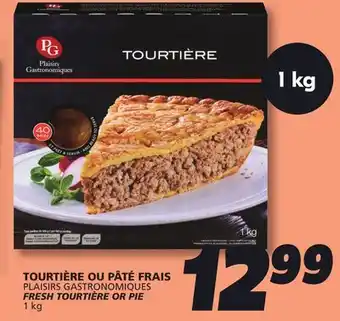 IGA PLAISIRS GASTRONOMIQUES FRESH TOURTIÈRE OR PIE offer