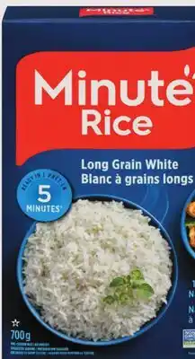 IGA MINUTE RICE LONG GRAIN RICE offer