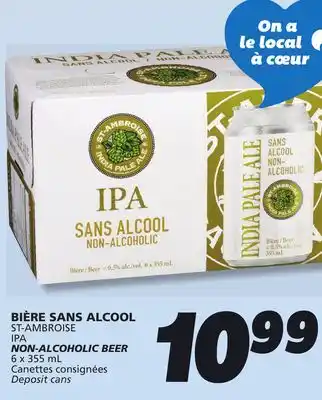 IGA ST-AMBROISE IPA NON-ALCOHOLIC BEER offer