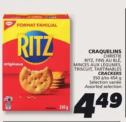 IGA CHRISTIE RITZ CRACKERS offer