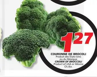 IGA CROWN OF BROCCOLI offer